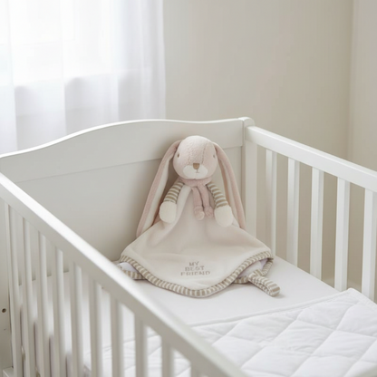 Snuttefilt Kanin LUCIAN BABY RUG med presentbox