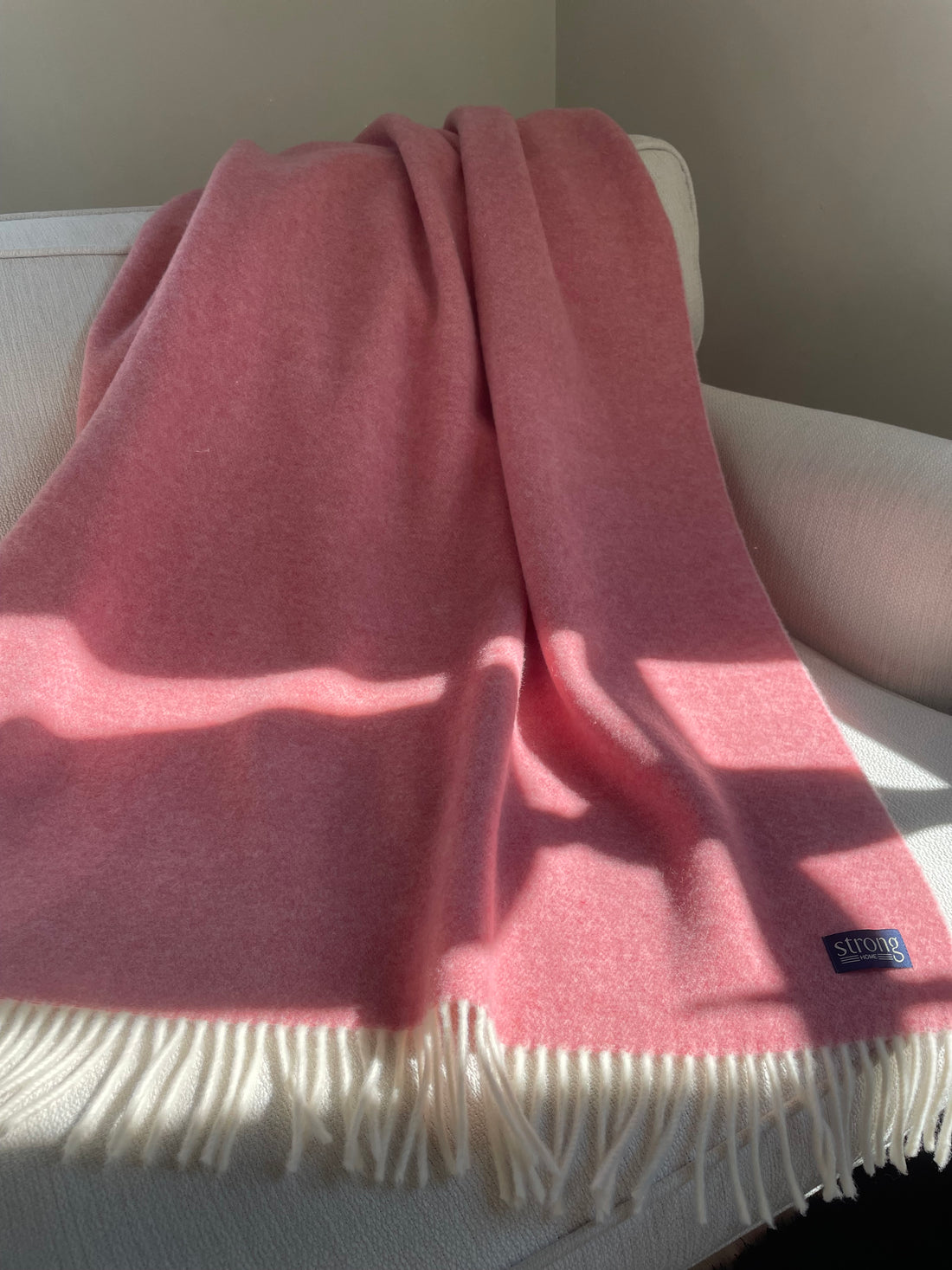 Pläd TWIN COLOR rosa