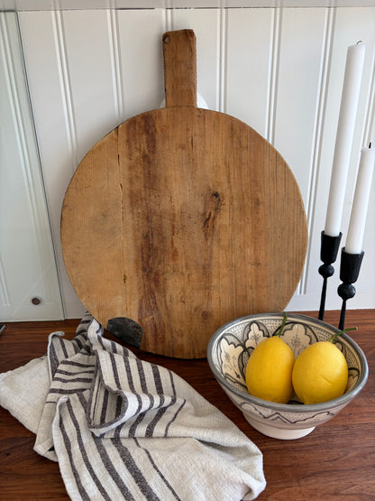 Serveringsbricka/brödspade VINTAGE rund 37,5cm