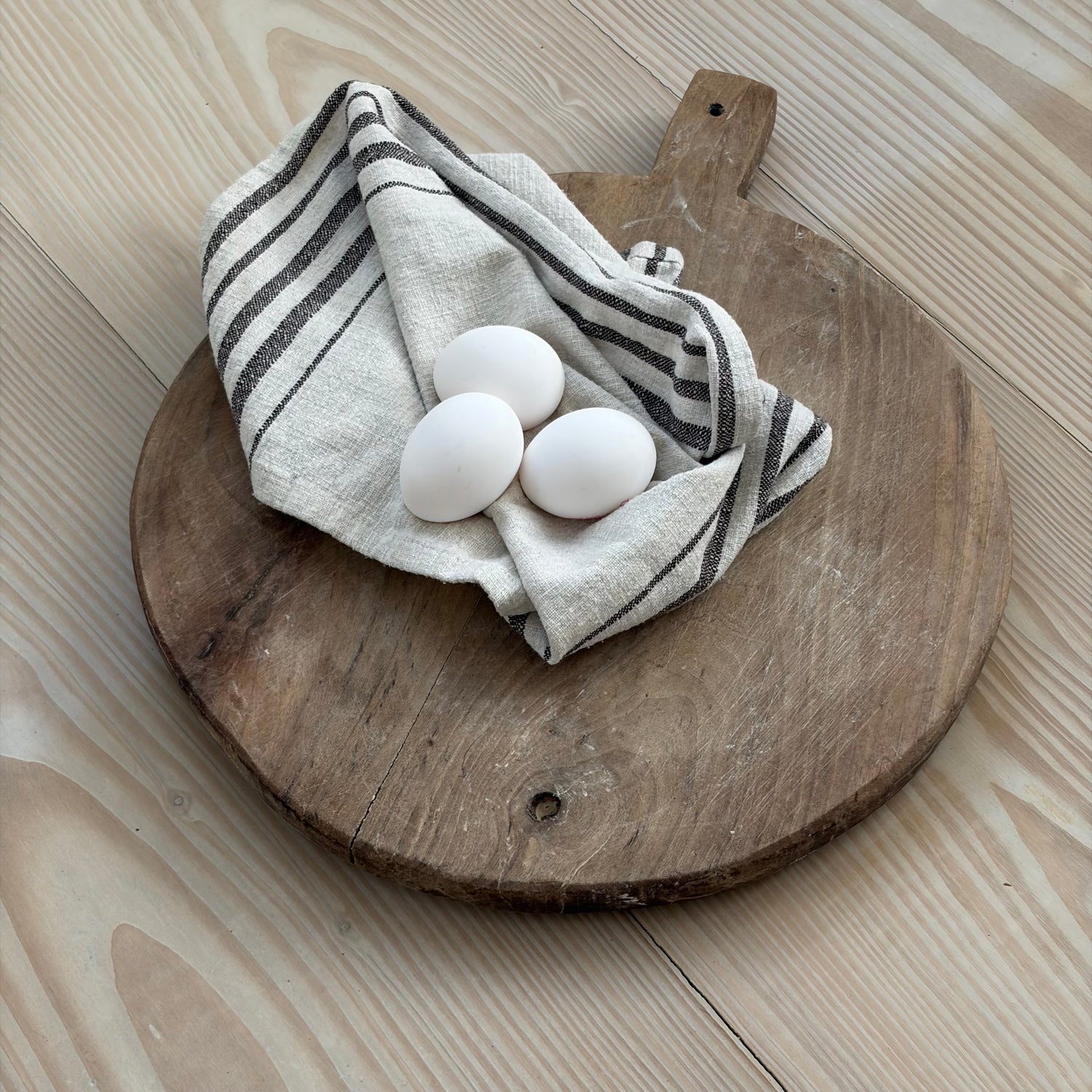 Serveringsbricka/brödspade VINTAGE rund 37cm