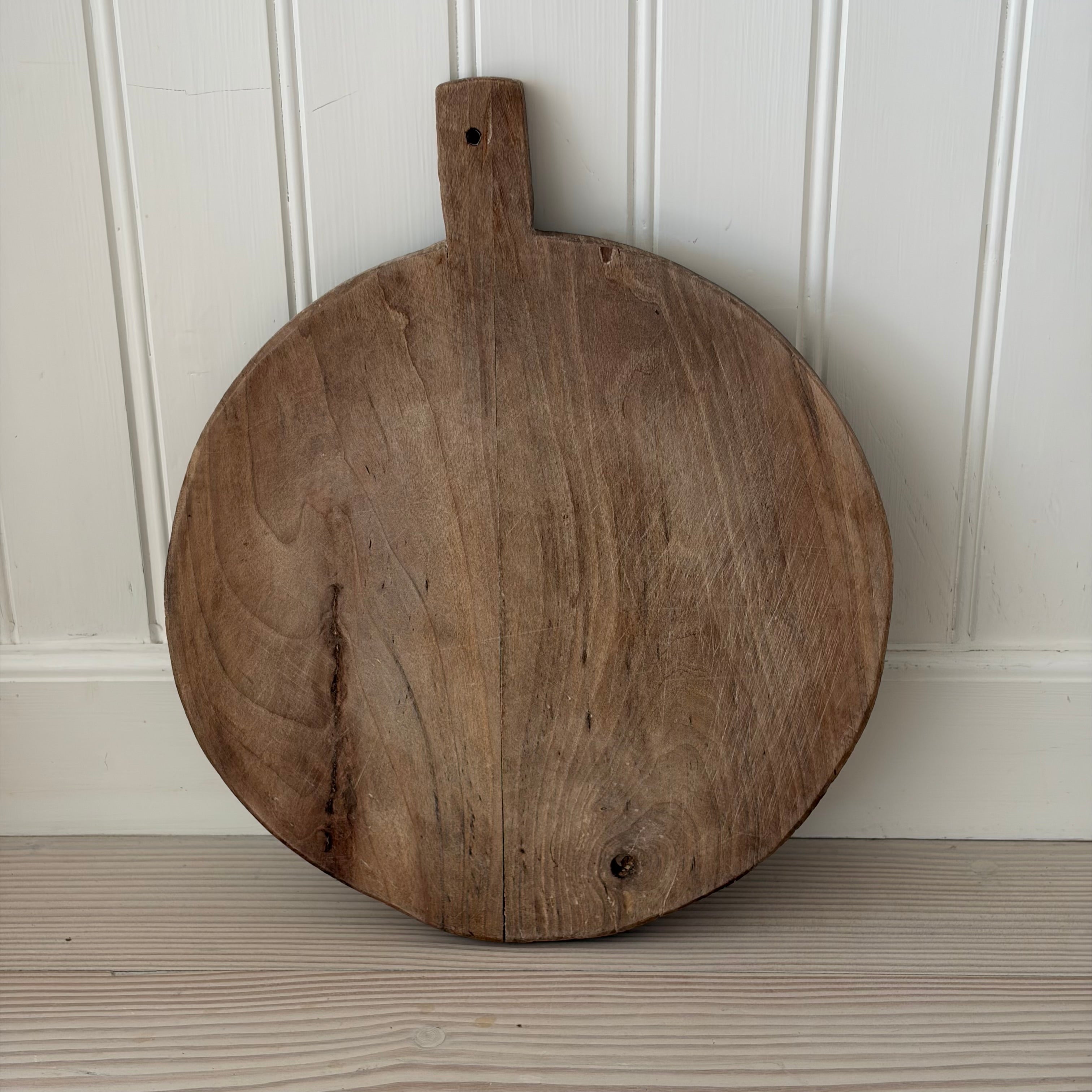 Serveringsbricka/brödspade VINTAGE rund 37cm