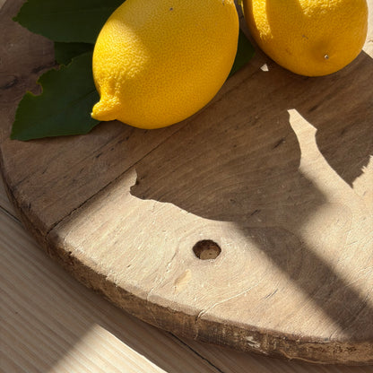 Serveringsbricka/brödspade VINTAGE rund 37cm