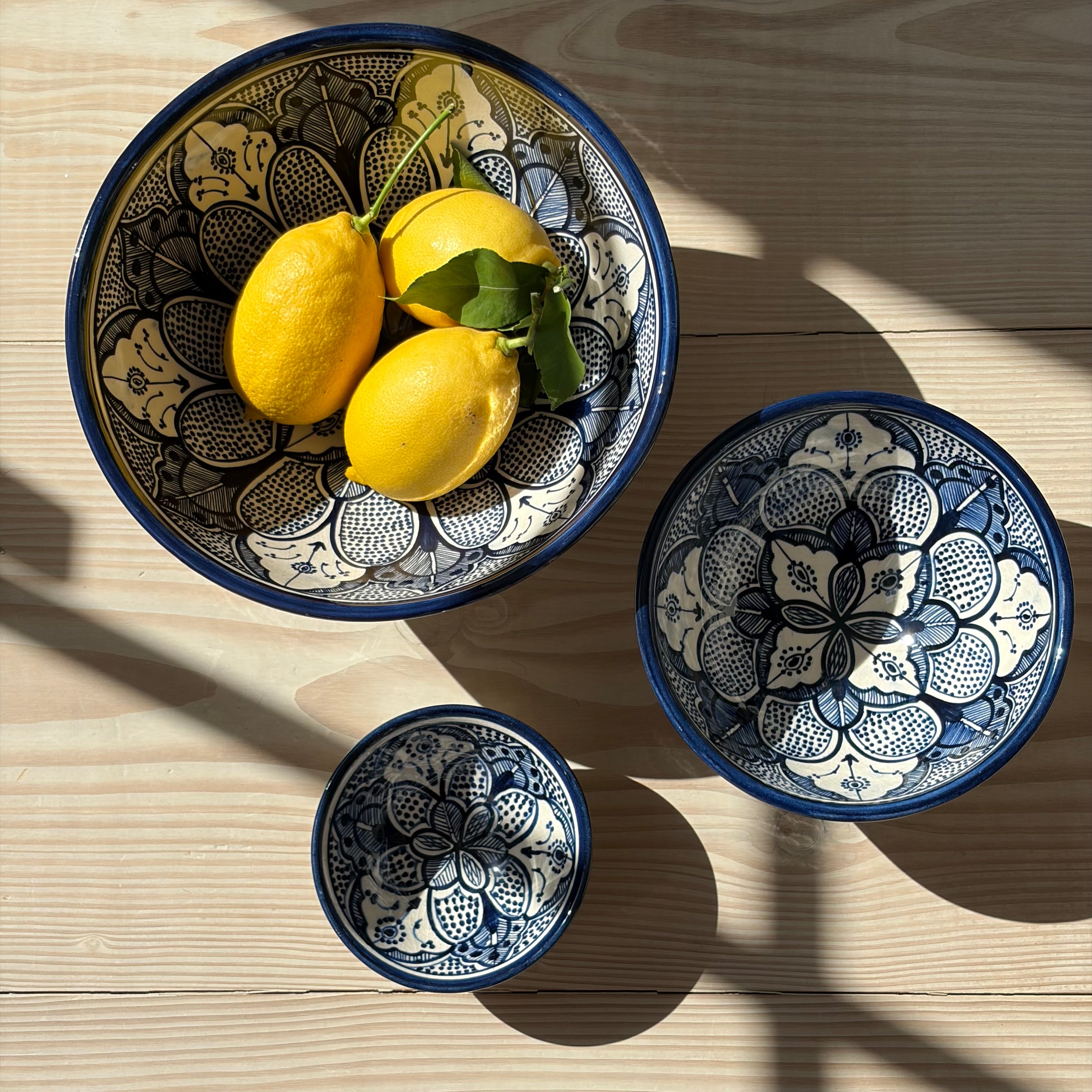 Skål MARRAKECH liten 12cm azur blue