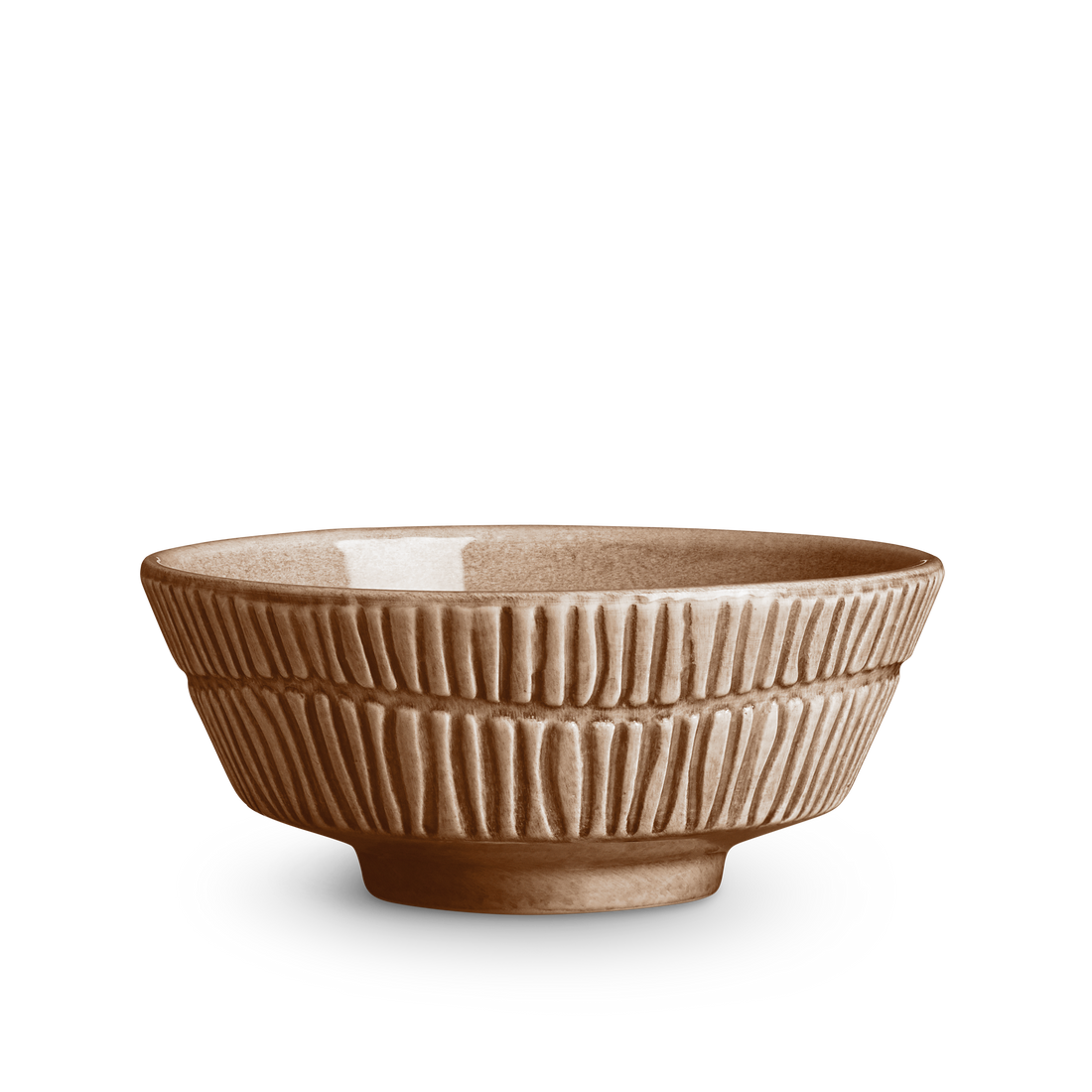 Skål STRIPE 50cl cinnamon