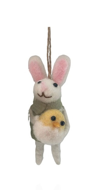 Ulldjur PÅSKHARE med kyckling