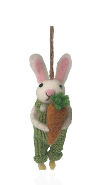 Ulldjur PÅSKHARE med morot