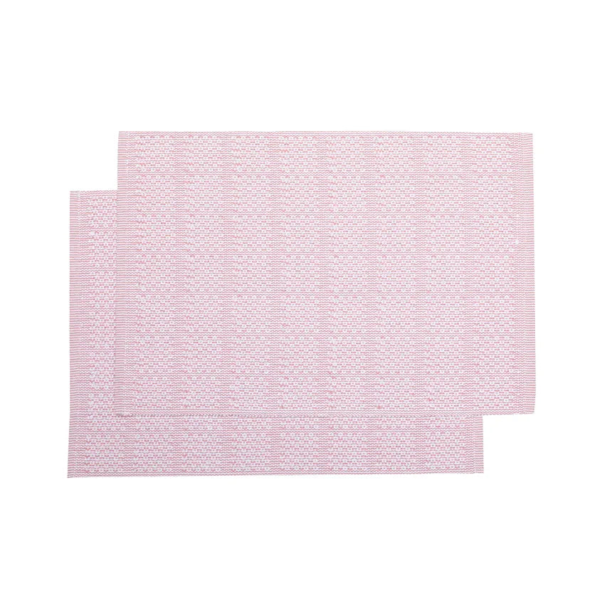 Tablett INES 2-pack rosa/vit