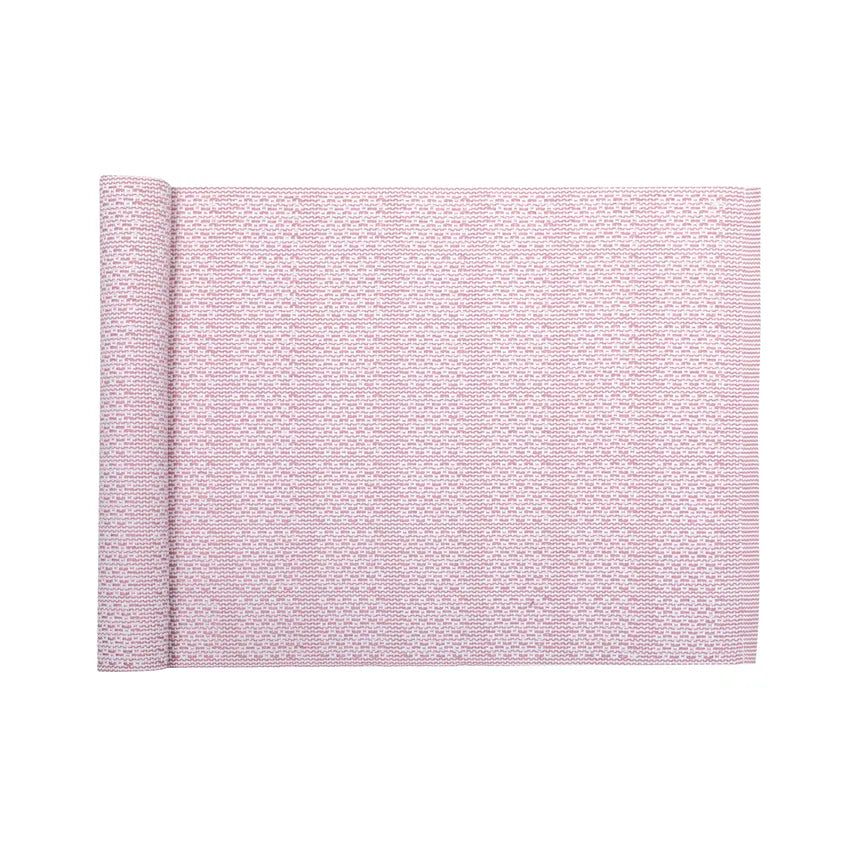 Löpare INES rosa/vit