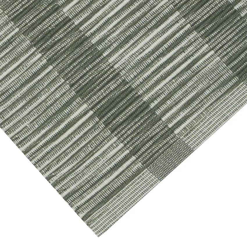 Löpare MINNA olivgrön/linne 33x120