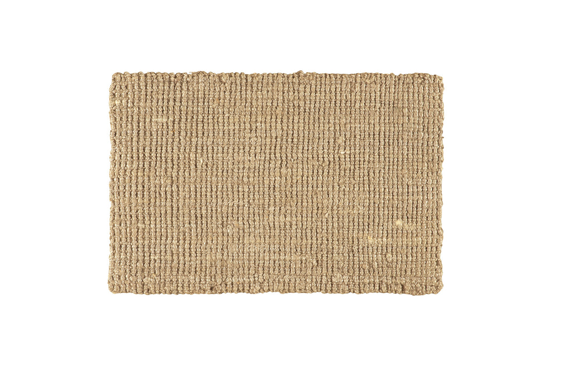 Dörrmatta JUTE 90x60cm gummerad baksida