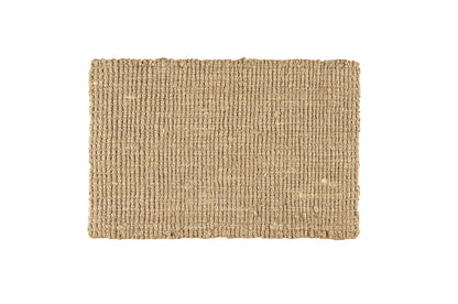 Dörrmatta JUTE 90x60cm gummerad baksida