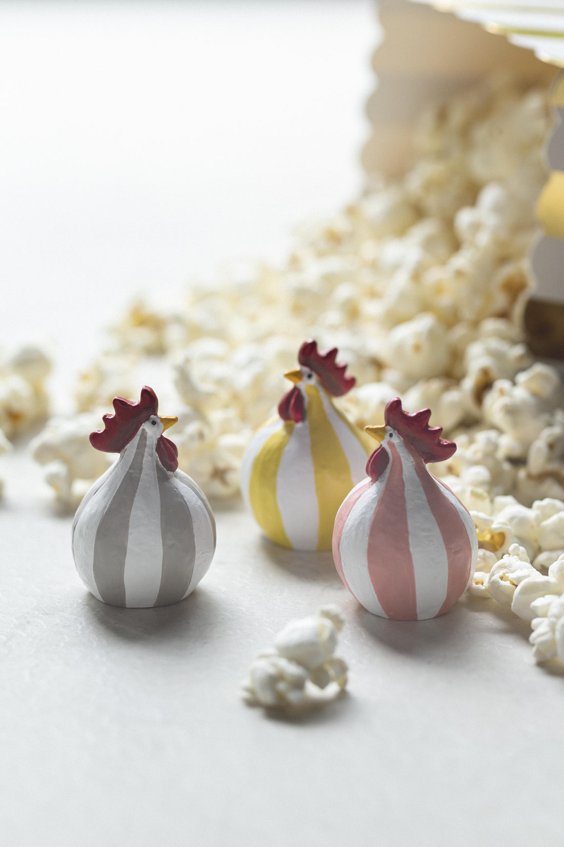 Figur HÖNA POLKA rand 3-pack