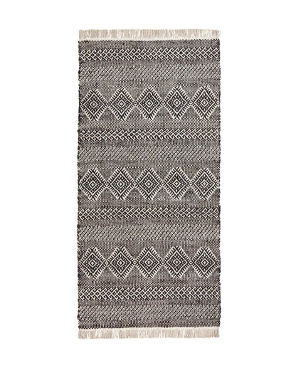 Matta ETHNIC svart/natur 200x90cm