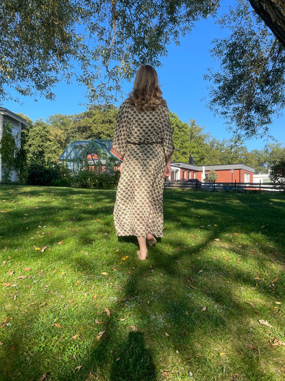 Kimono GREEN GARDEN vintage