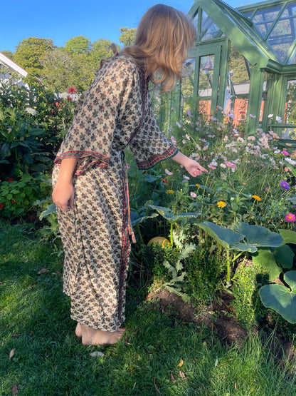 Kimono GREEN GARDEN vintage