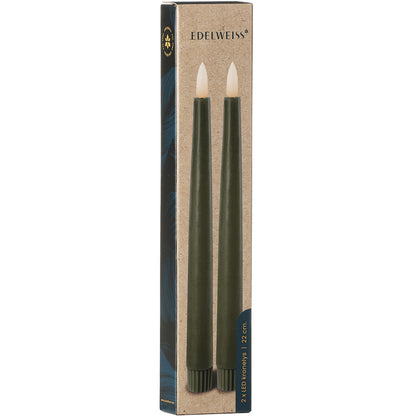 Ledljus KRONLJUS 22cm 2-pack