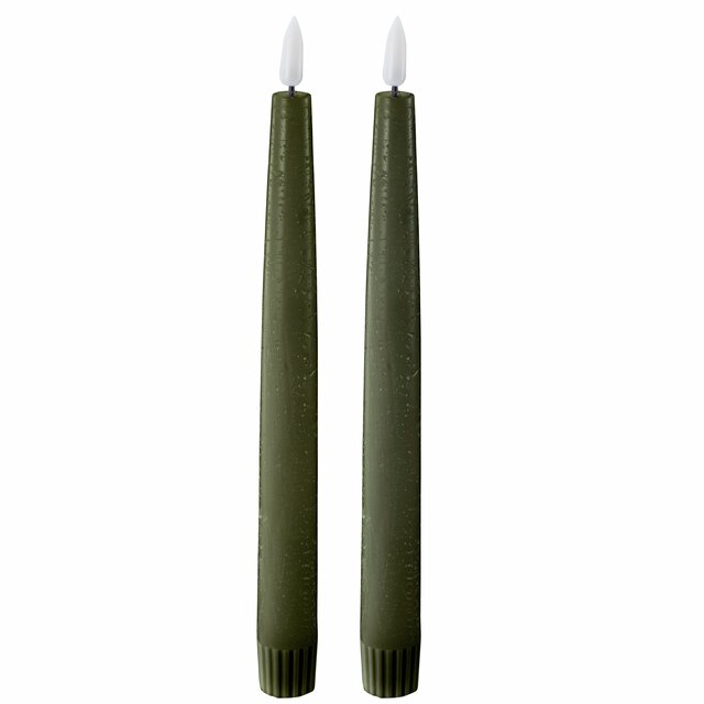 Ledljus KRONLJUS 22cm 2-pack