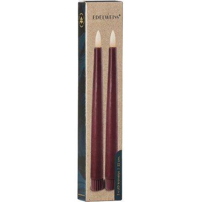 Ledljus KRONLJUS 22cm 2-pack