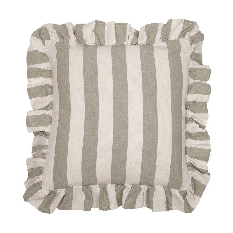 Kuddfodral AMALIA lindgrön 45x45 cm