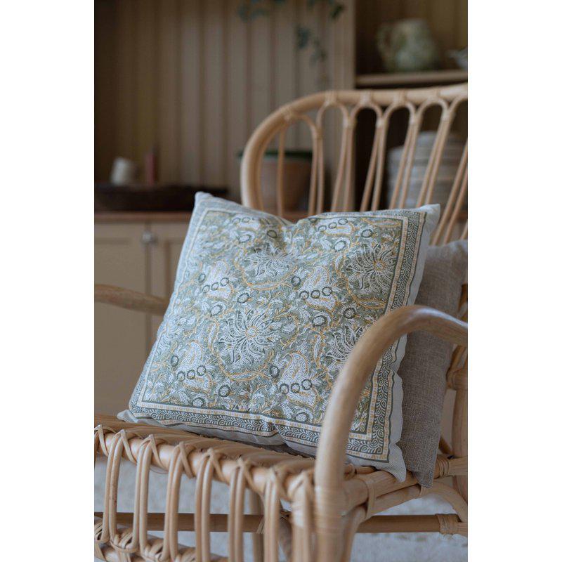 Kuddfodral DANTE grön 48x48 cm