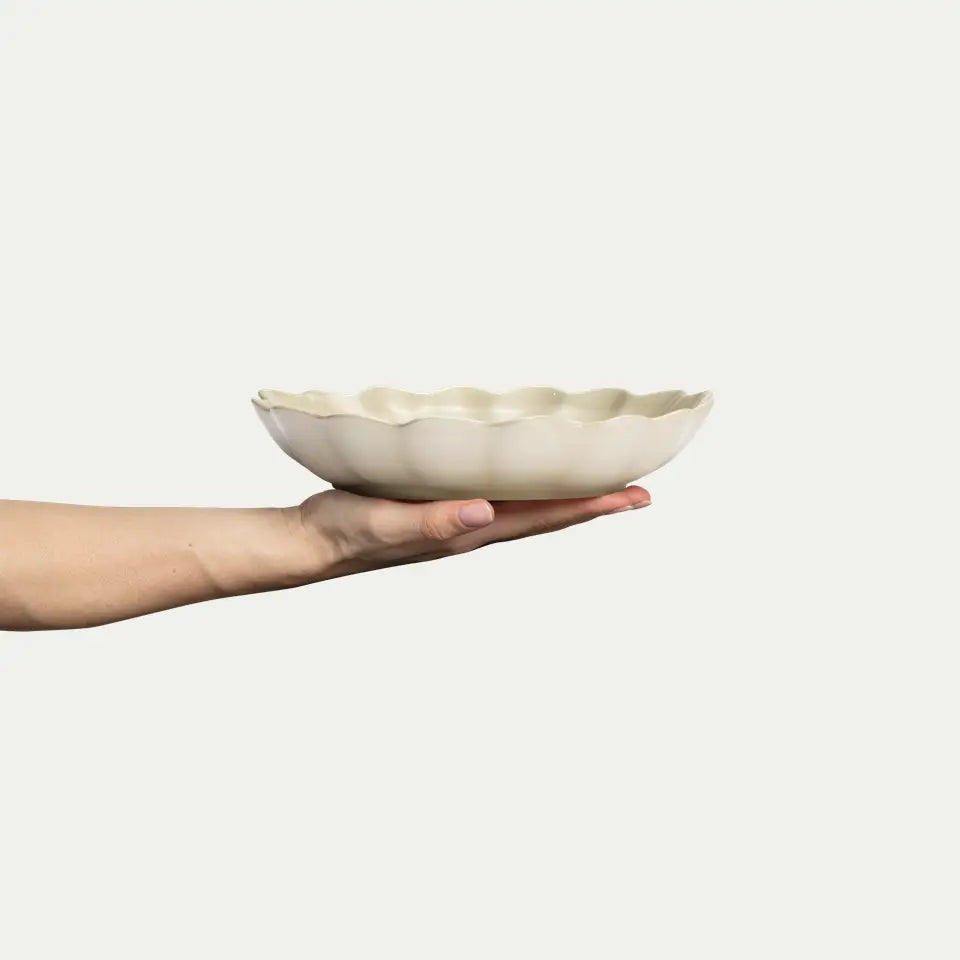 Skål OYSTER 24cm 90cl sand