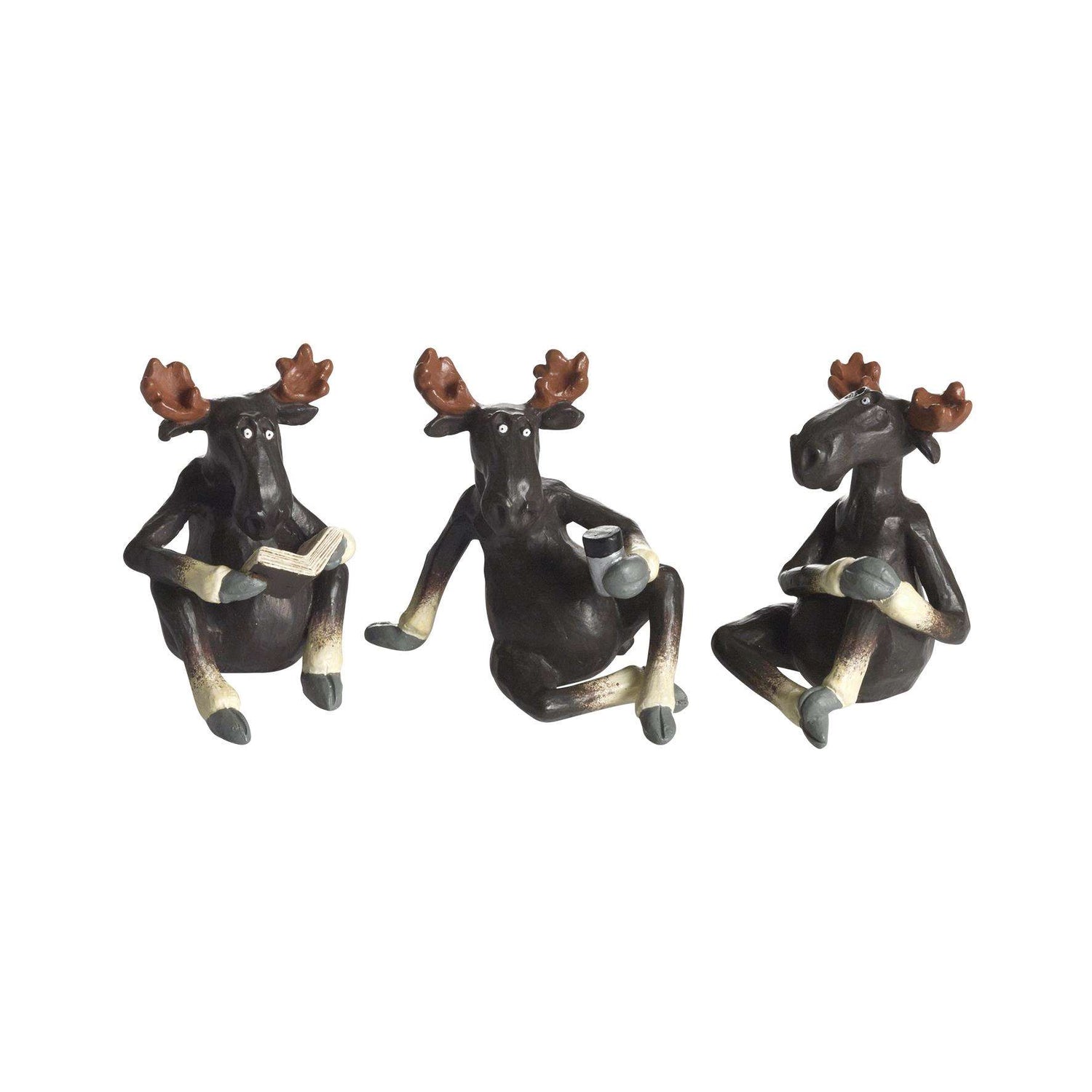 Figur ÄLG på picknic 3-pack