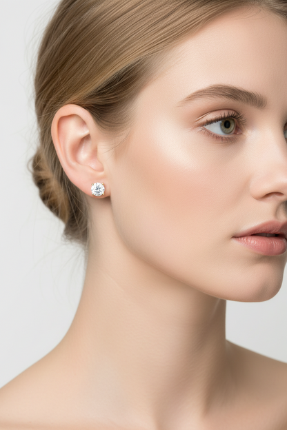 Örhänge CLASSIC stud zirkonia