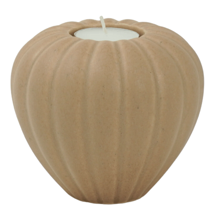 Värmeljusstake FRÖHUS HÖG, mocca