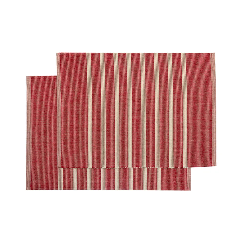 Tablett SIGRID, 2-pack mörkröd/linne