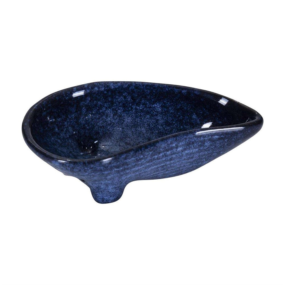 SKÅL MUSSLA, blå ø9,5cm