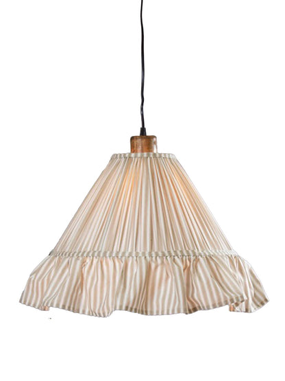 Taklampa ESTRID 40cm beige