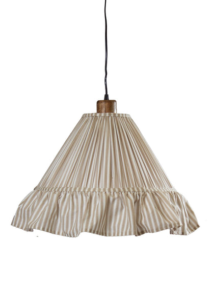Taklampa ESTRID 40cm beige
