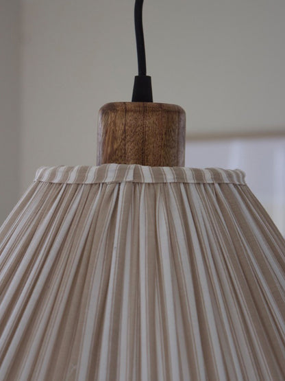 Taklampa ESTRID 40cm beige
