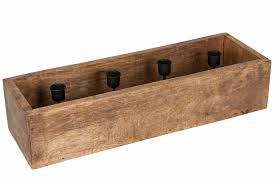 Ljusstake ADVENT TRÄBOX