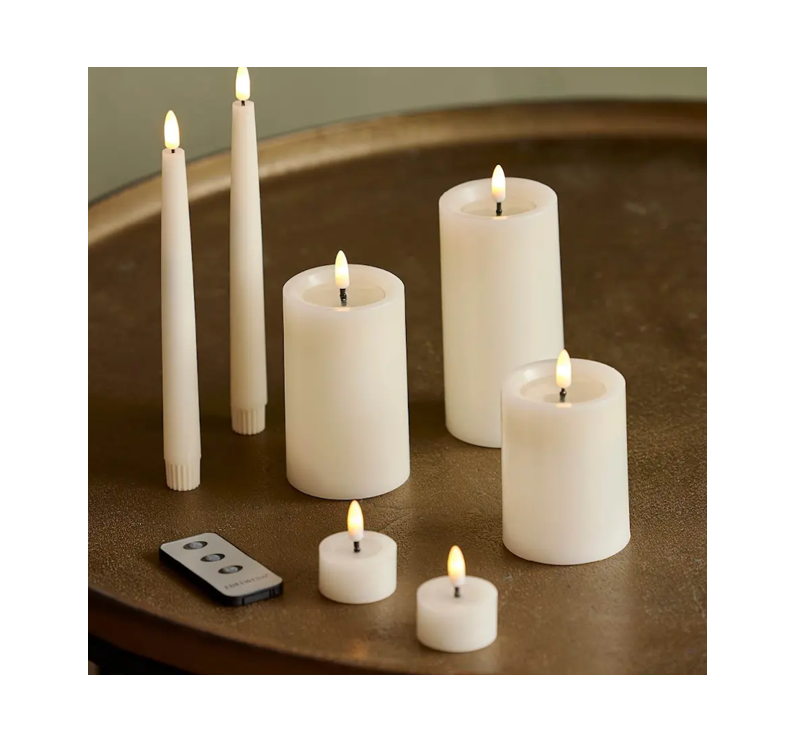 Ledljus KRONLJUS 22cm 2-pack