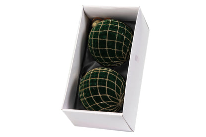 Hänge VELVET mörkgrön 2-pack