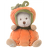 Ziggy Pumpa gosedjur 15 cm i orange pumpdräkt med gröna detaljer